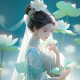 一朵青莲